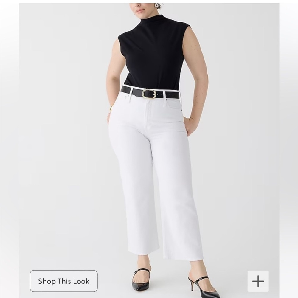 J. Crew Curvy Slim Wide-Leg Jean